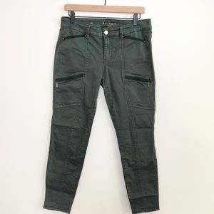 White House Black Market Skinny Ankle Moto Jeans Size 6